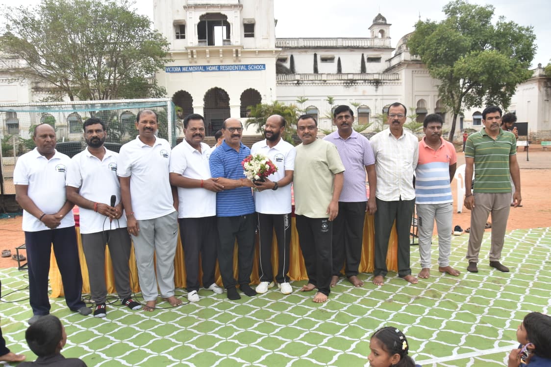 Felicitation at a community gathering