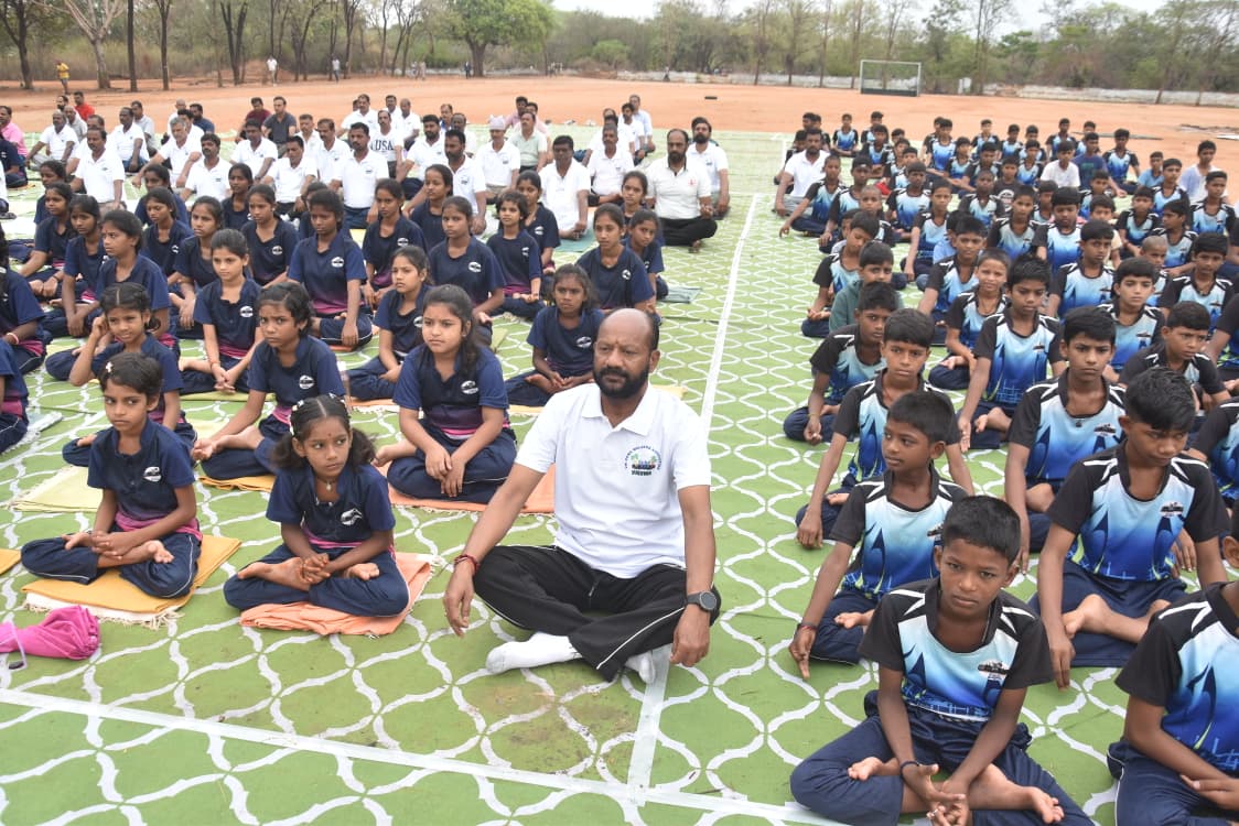 International Day of Yoga at Victoria Memorial Home